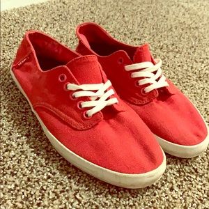 Size 6  Red Vans